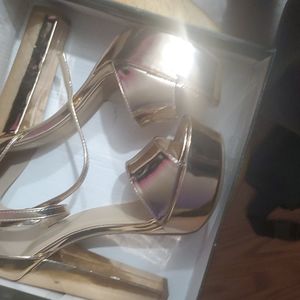 High heel straps on shoes